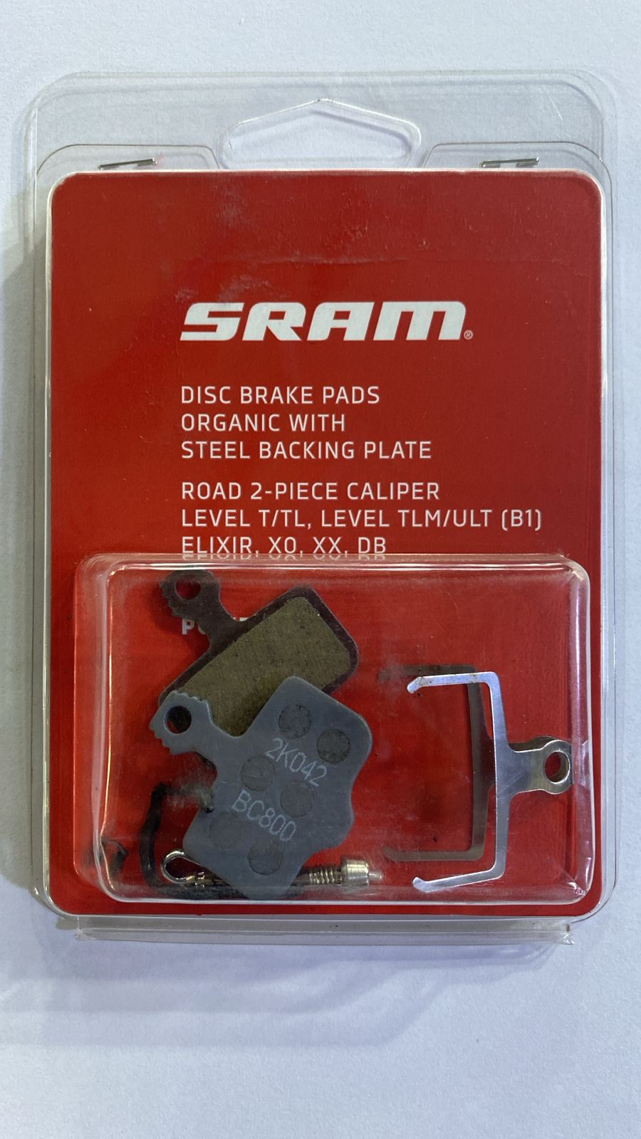 PASTILLA ORGANICA SRAM (LEVEL T/ LEVEL TL/ LEVEL TLM/ LEVEL ULT / ELIXIR / XO/  XX/  DB) POWERFUL