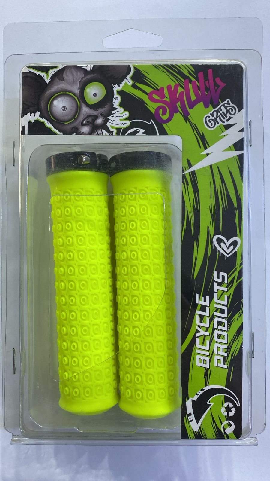 PUÑOS SKULL DE GOMA/ PERNADO/ AMARILLO