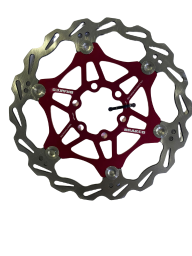 DISCO BRAKCO / VENTILADO / (6P) 160MM / ROJO