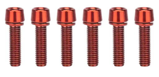 PERNOS DE POTENCIA ZTTO / ROJO / 6 PCS