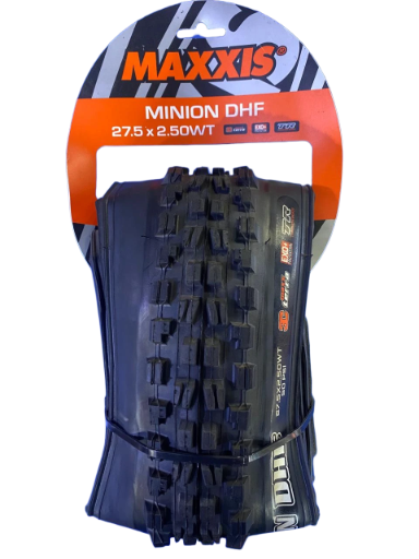 LLANTA MAXXIS MINION DHF / 27.5" X 2.50WT / 3C / MAX TERRA / EXO+ PROTECTION / TR 