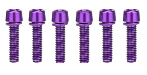 PERNOS DE POTENCIA ZTTO / MORADO / 6 PCS