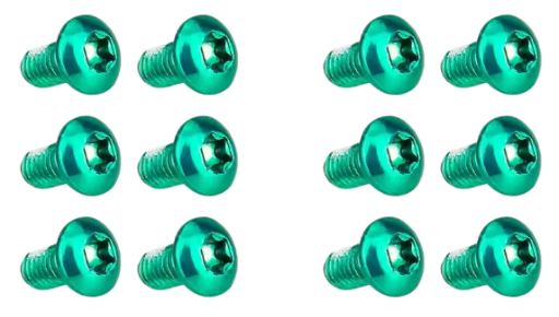 PERNOS DE DISCO ZTTO / VERDE / 12 PCS