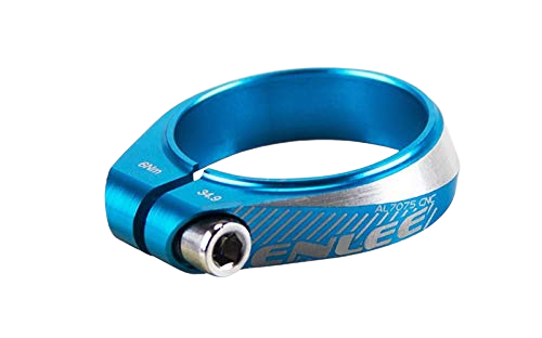 ABRAZADERA DE TIJA ENLEE / 34.9MM / AZUL