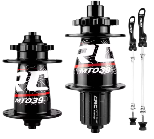 PAR DE MAZAS ARC / MT039 / 6 PERNOS / 32H / 135MM / 100MM / QR