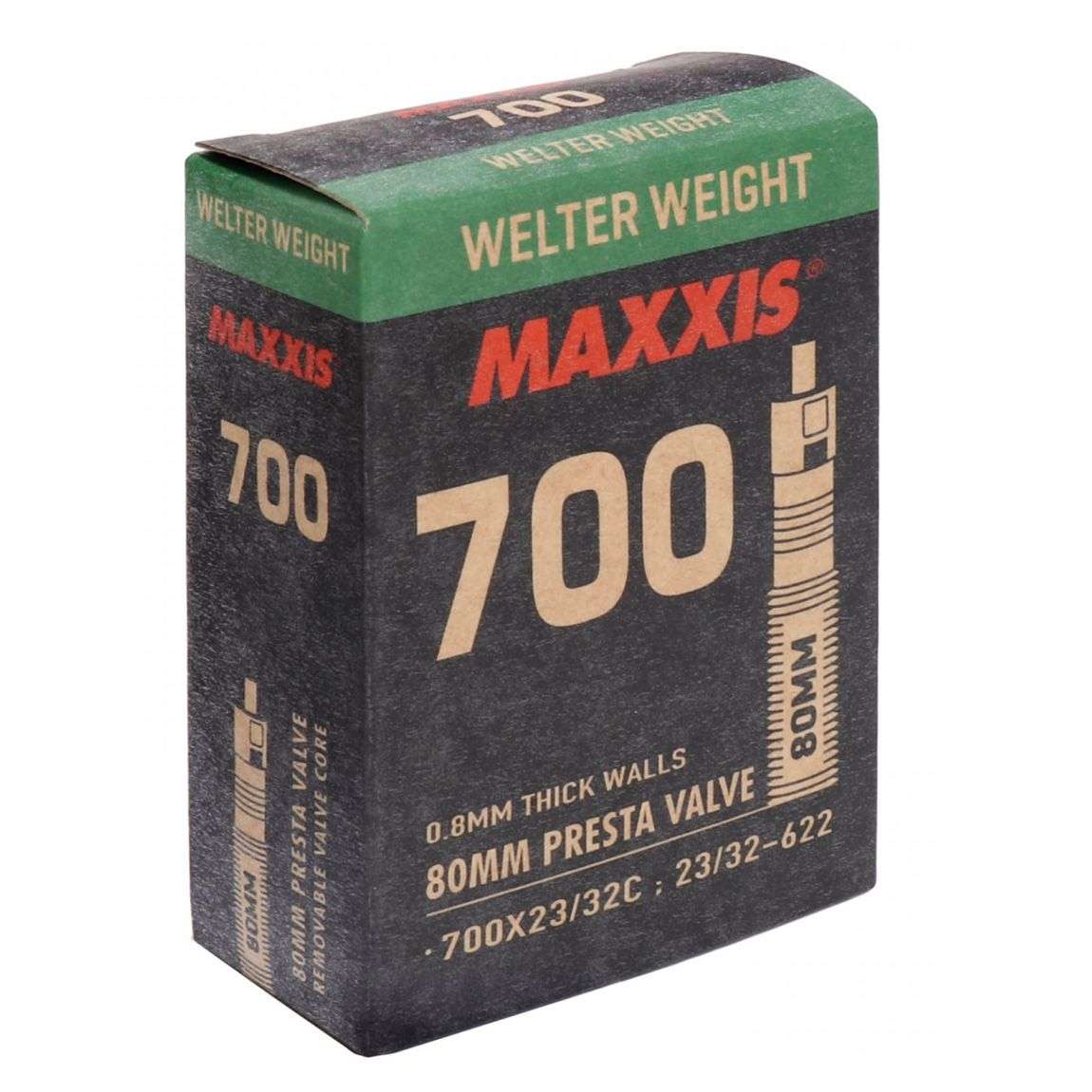 CAMARA MAXXIS 700 X 23/ 32C/ VALVULA PRESTA (48MM) WELTER WEIGHT