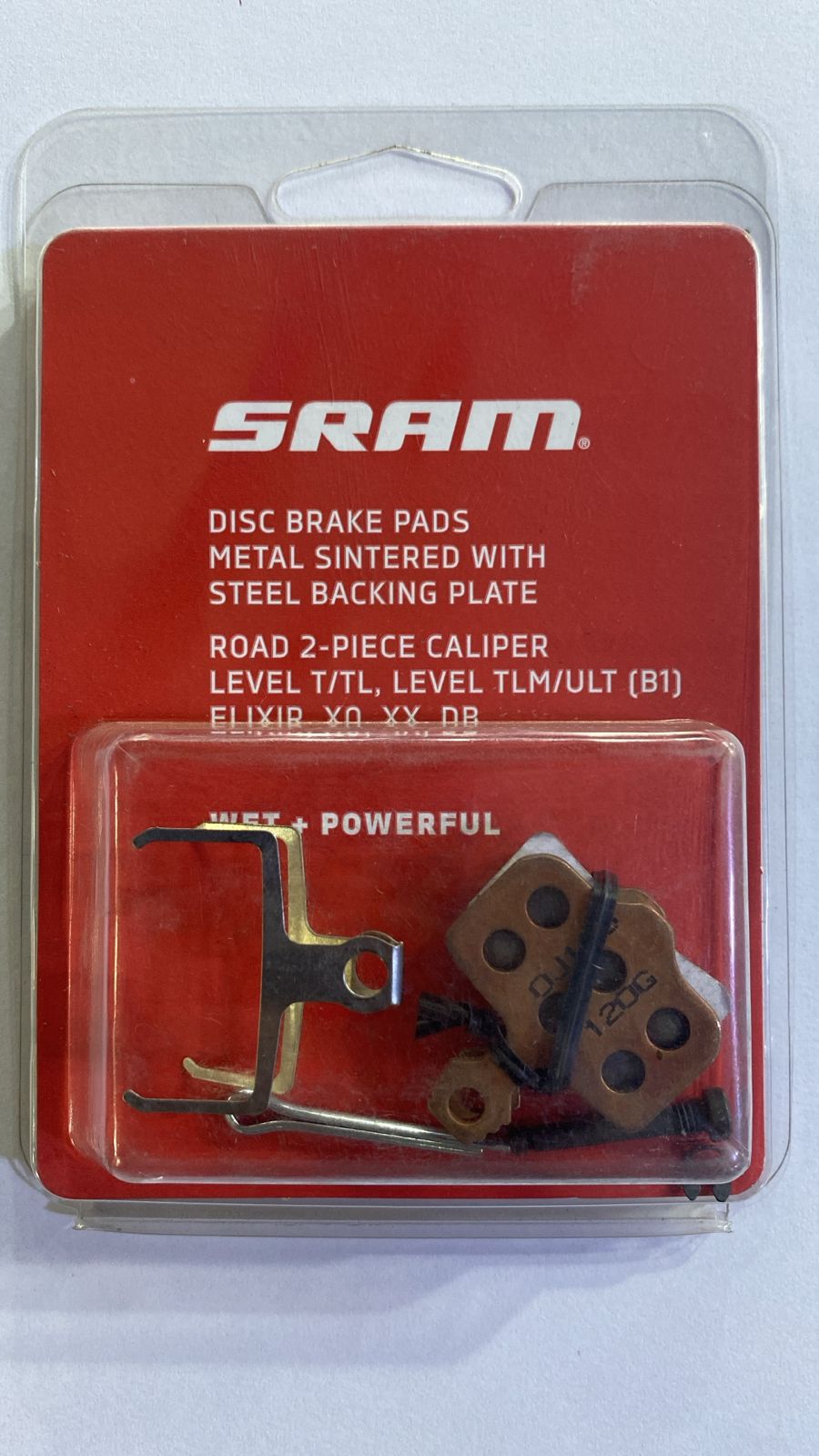 PASTILLA METALICA SRAM (LEVEL T/ LEVEL TL/ LEVEL TLM/ LEVEL ULT / ELIXIR / XO/  XX/  DB) WET + POWERFUL