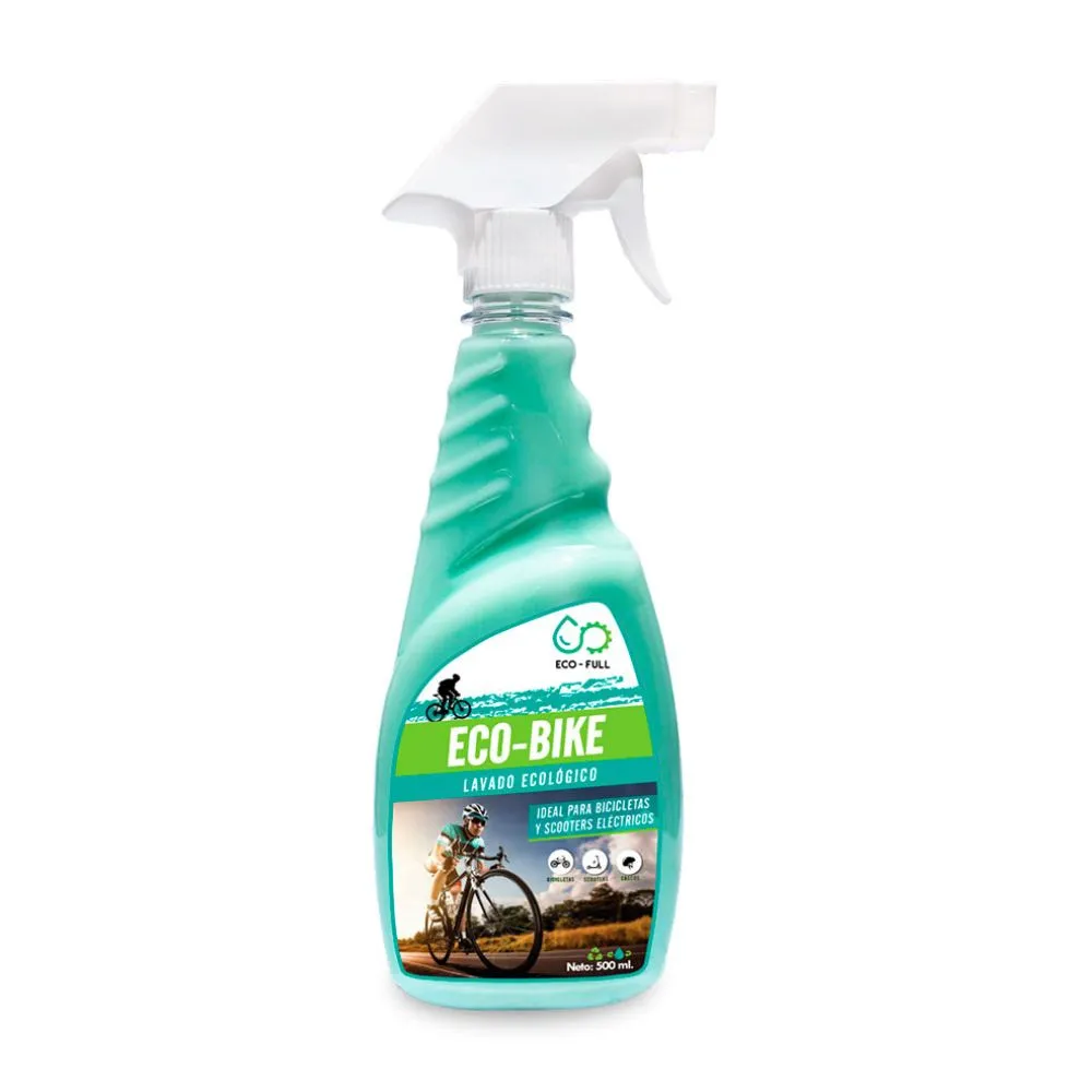 LIMPIADOR ECOFULL / ECO-BIKE / LAVADO ECOLOGICO EN SECO / 500ML