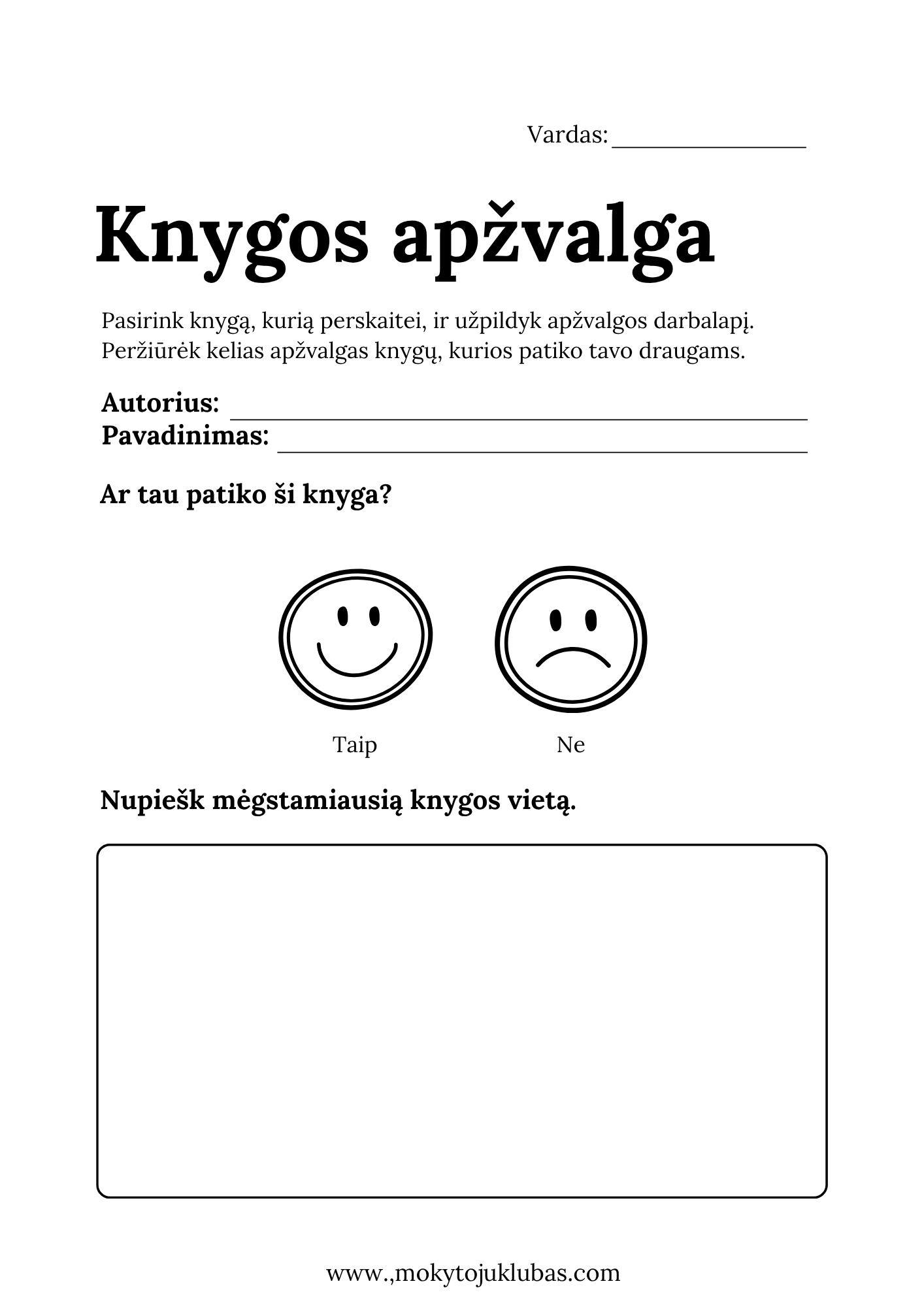 Knygos apžvalga