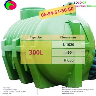 300 Litres Horizontale