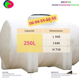 250 Litres Horizontale