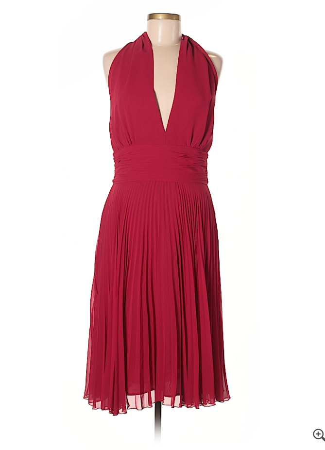 Halter Neck Midi Dress