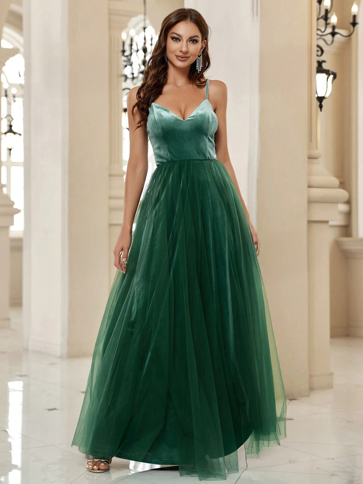 Emerald Evening Gown