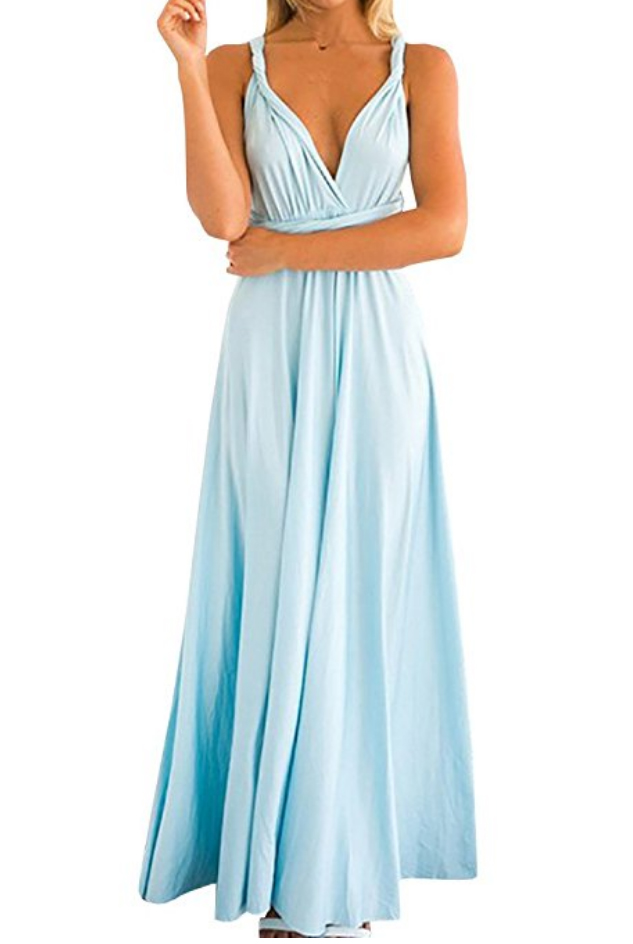 Light Blue Infinity Dress