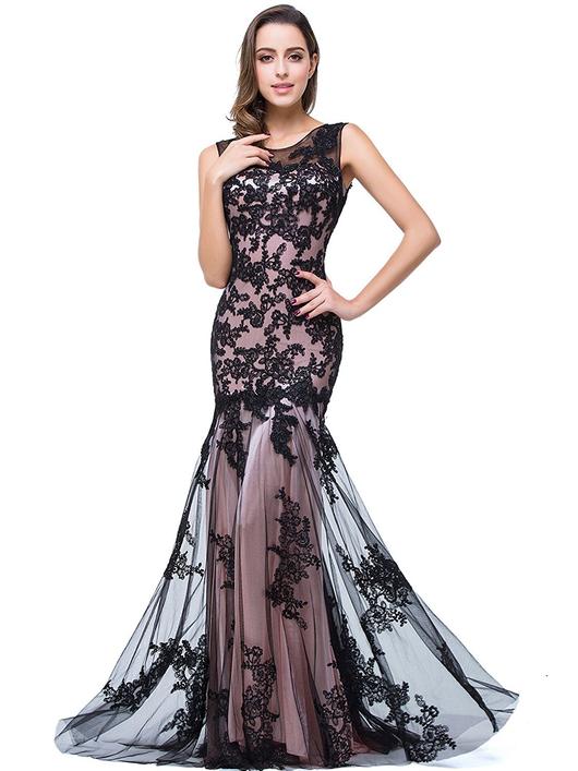 Lace Evening Gown
