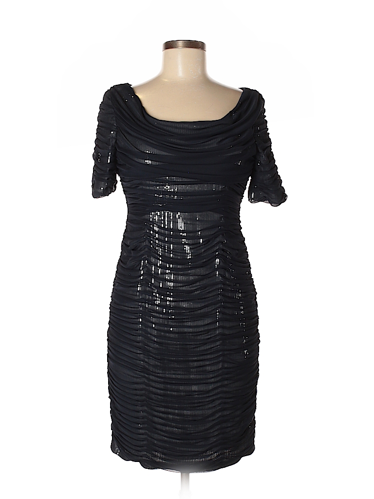 Black Sequin Cocktail Dress