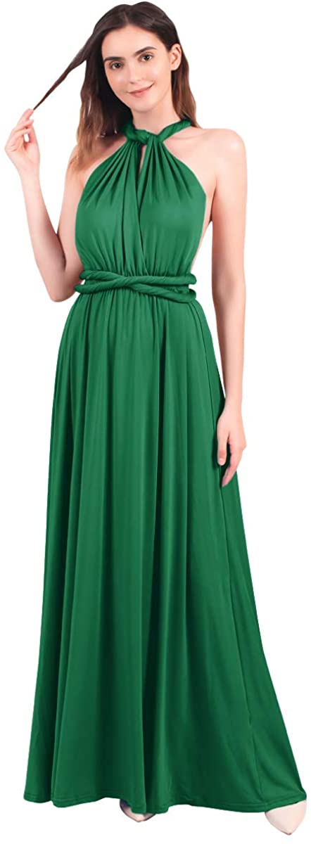 Emerald Evening Infinity Dress