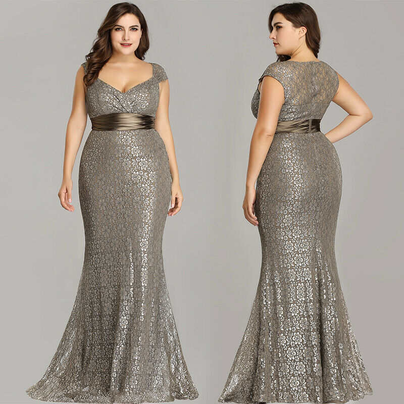 Metallic Evening Gown