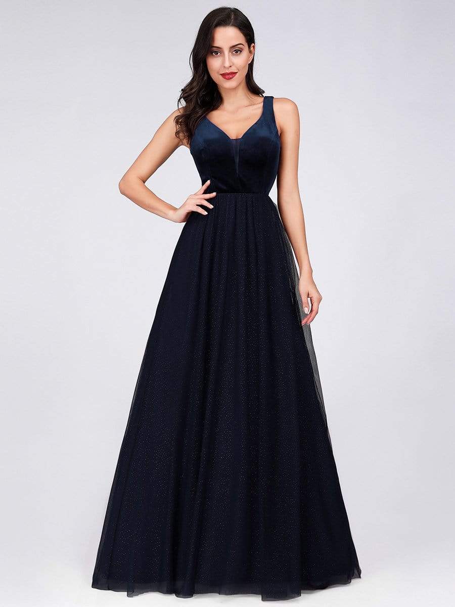 Navy Evening Gown