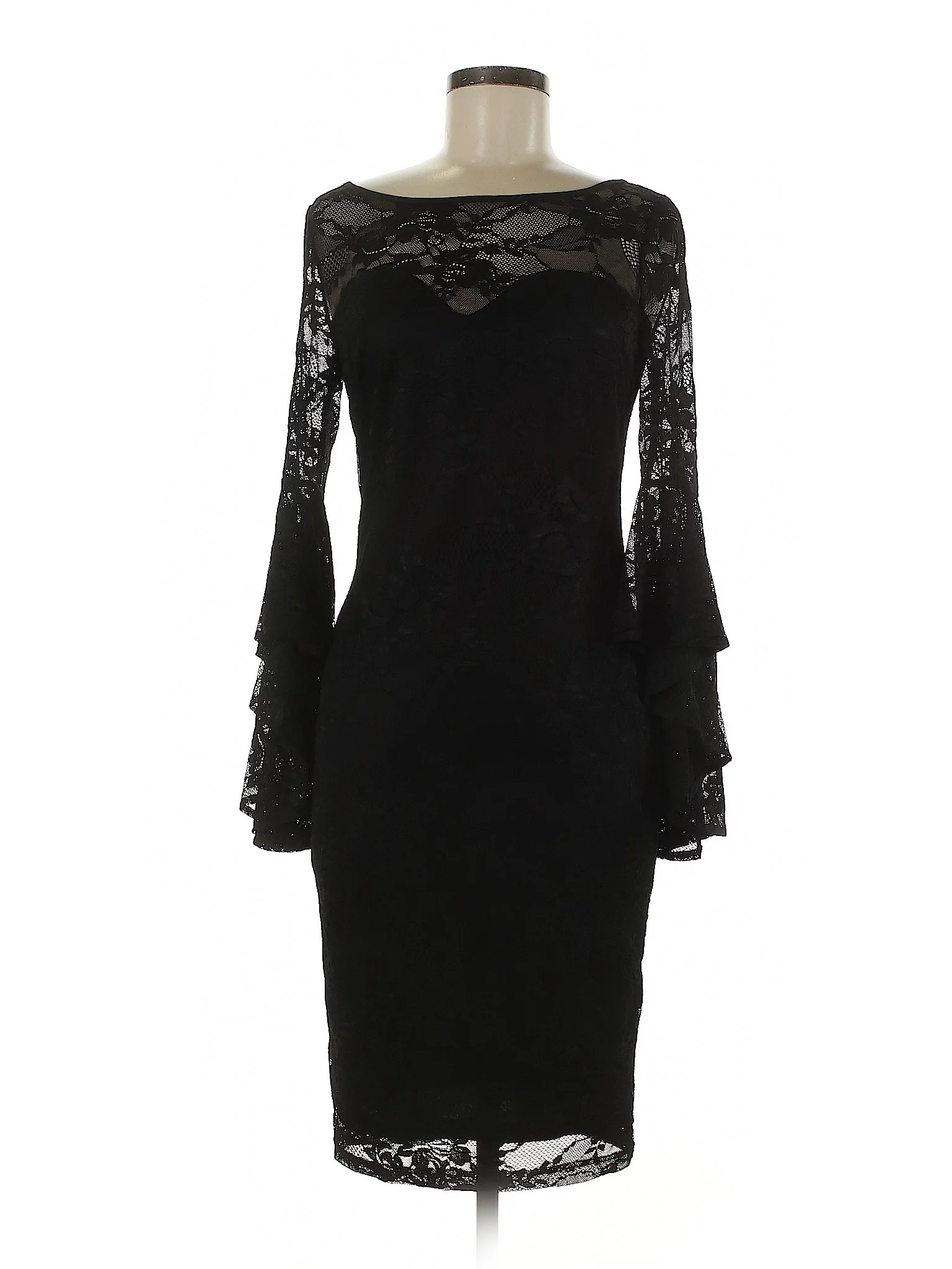 Black Lace Cocktail Dress