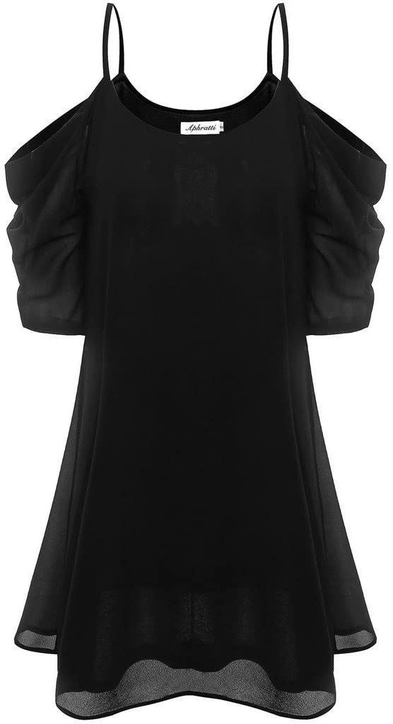 Cold Shoulder Black Dress