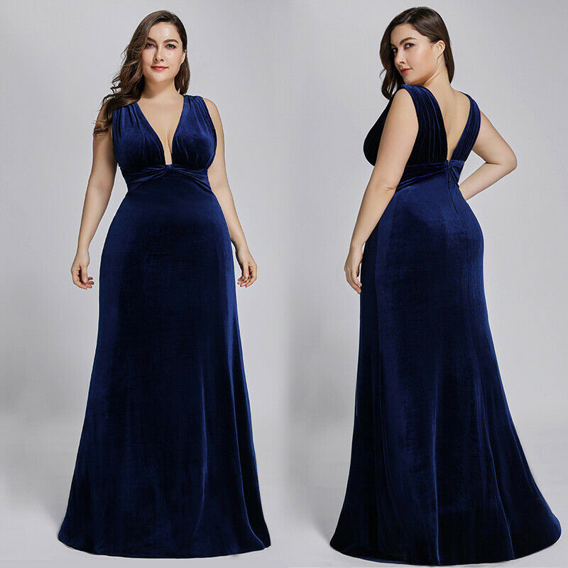 Velvet Evening Gown