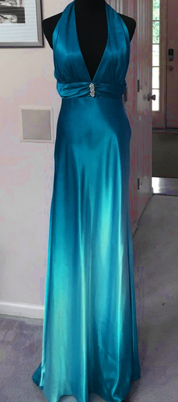 Satin Evening Gown