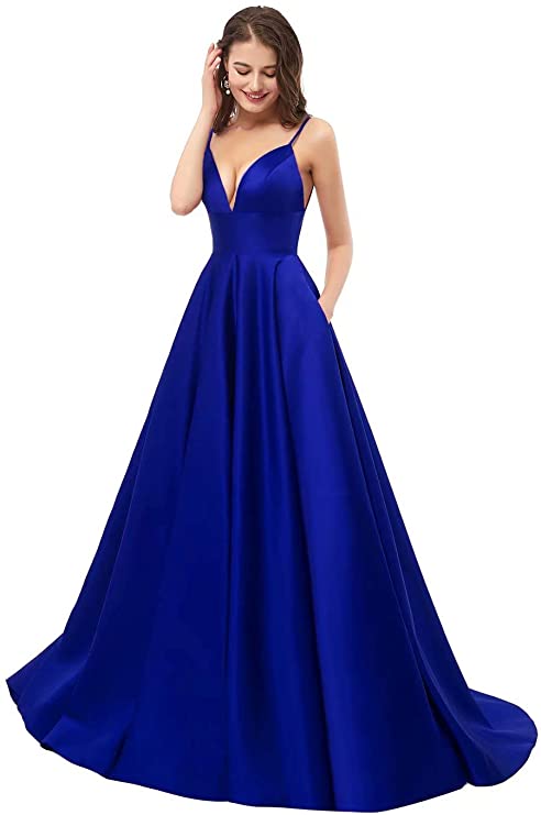Royal Blue Evening Gown