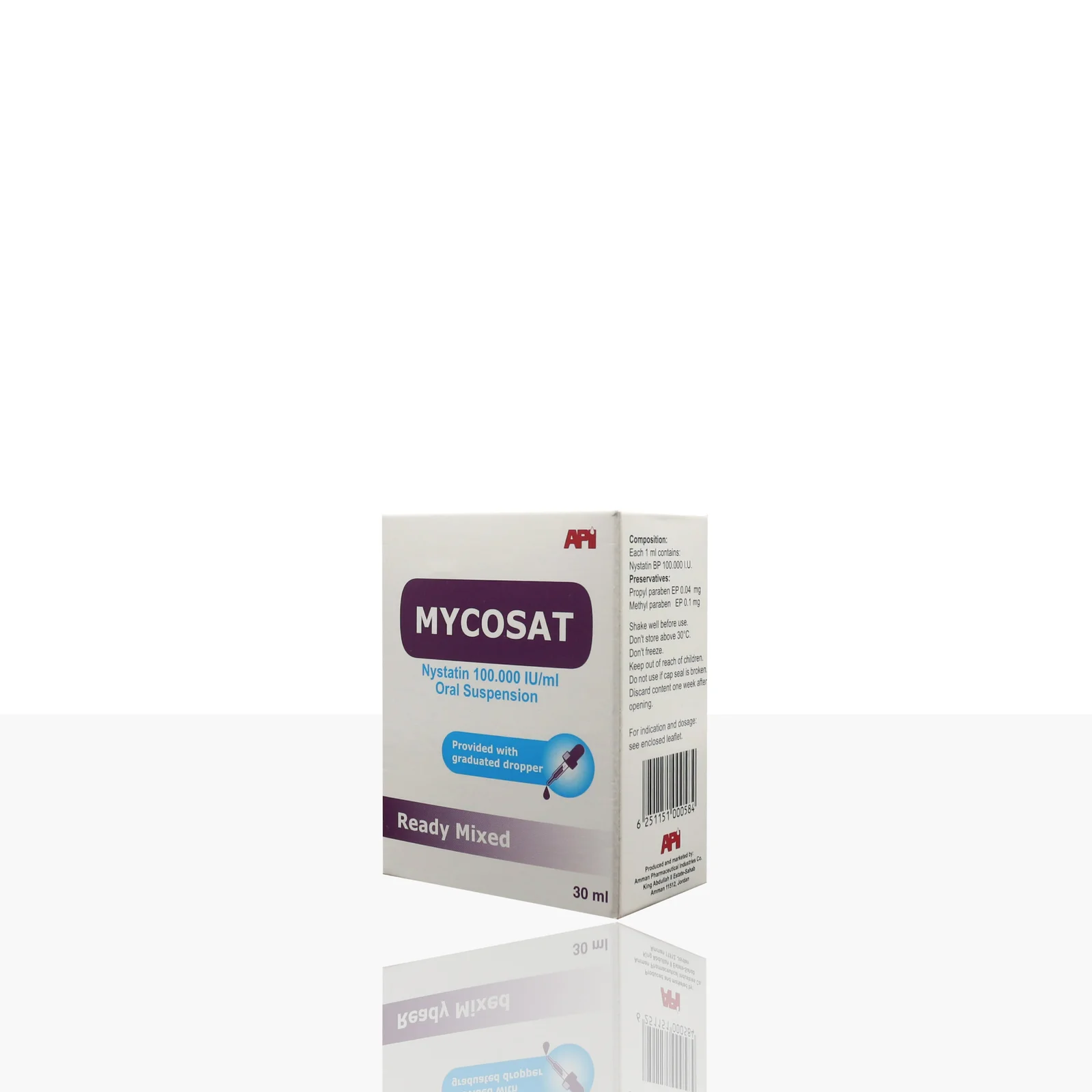 Mycosat Oral Suspension 100,000 IU/ml