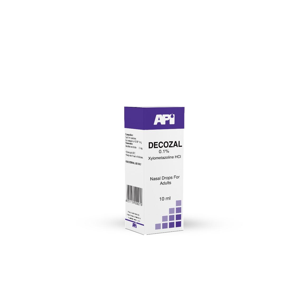 Decozal Nasal Drops 0.1% (Adults)