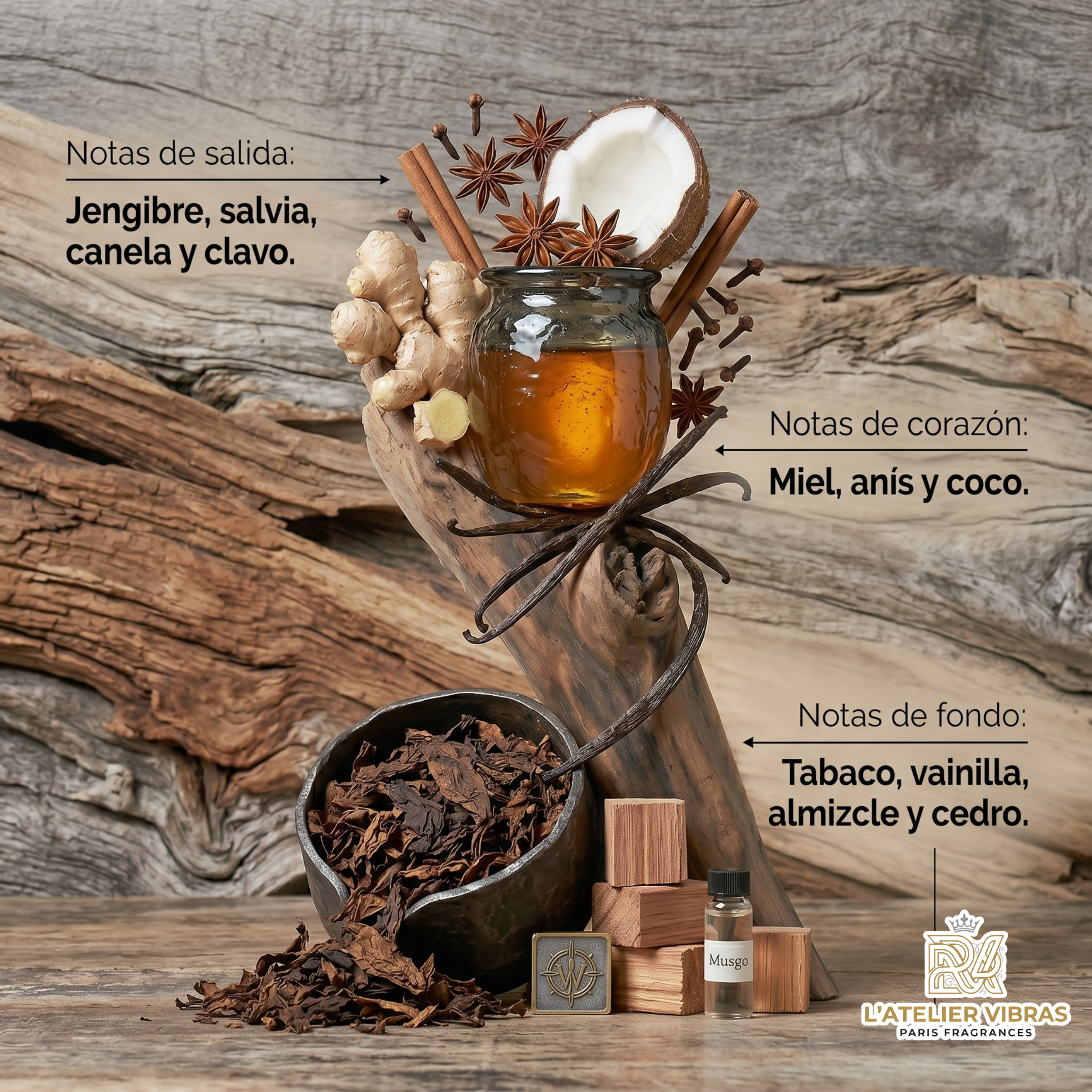 L'Atelier Vibras Tabac Vainilla – 100ml