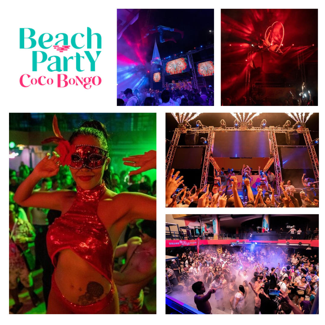 Coco Bongo Beach Club – Night Experience in Cancún Saturday Night Only 