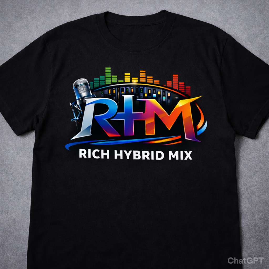 Rich Hybrid Mix  T-shirt - Black