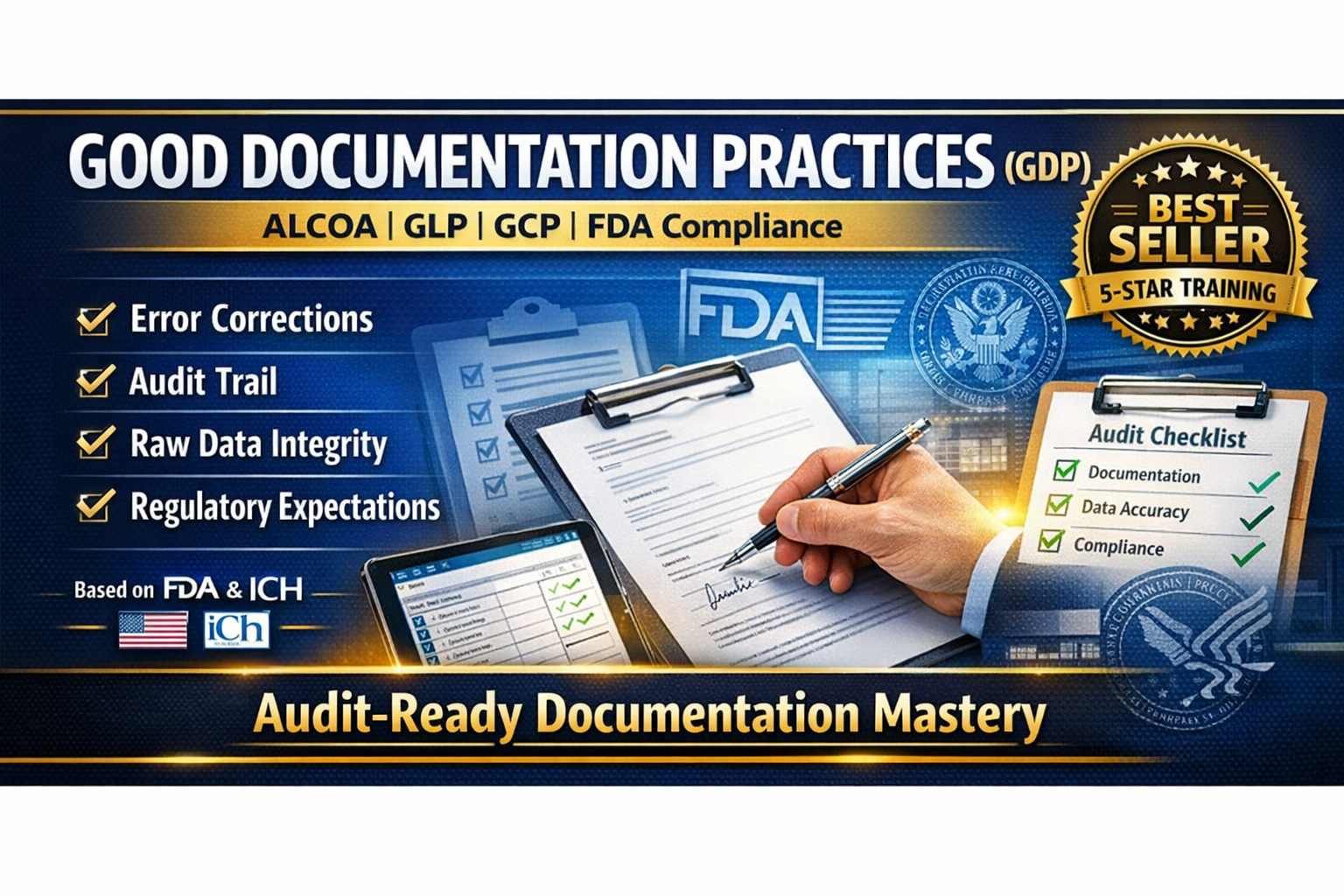 GOOD DOCUMENTATION PRACTICES (GDP) – Complete Professional Training