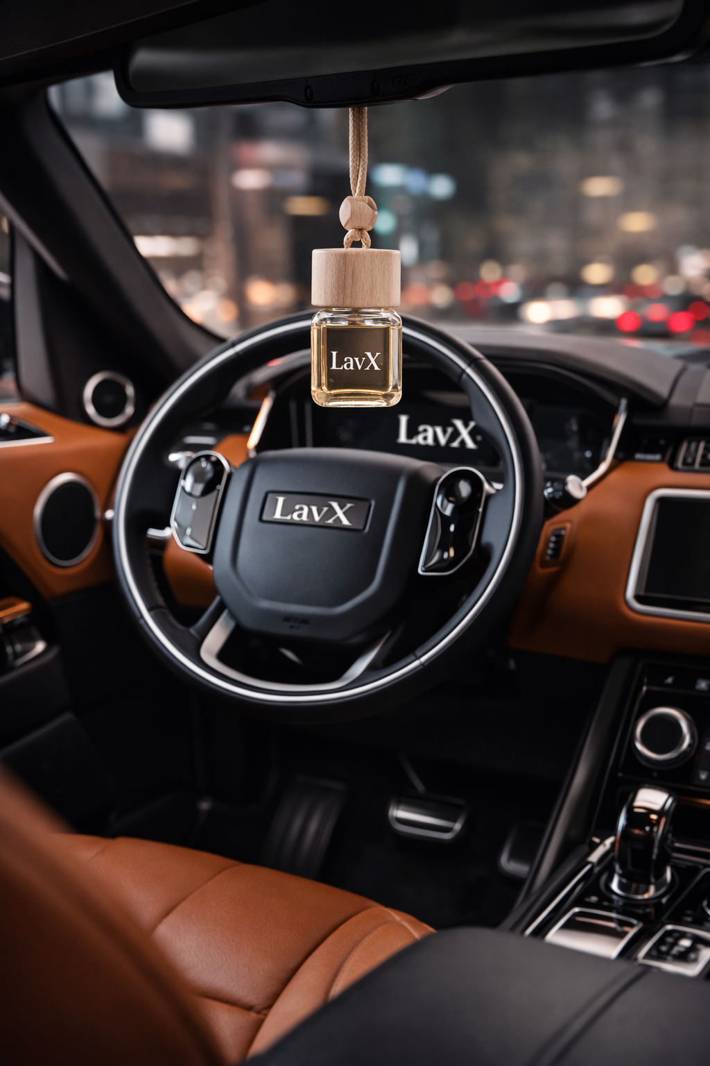 LAVX Black Aura Car Perfume