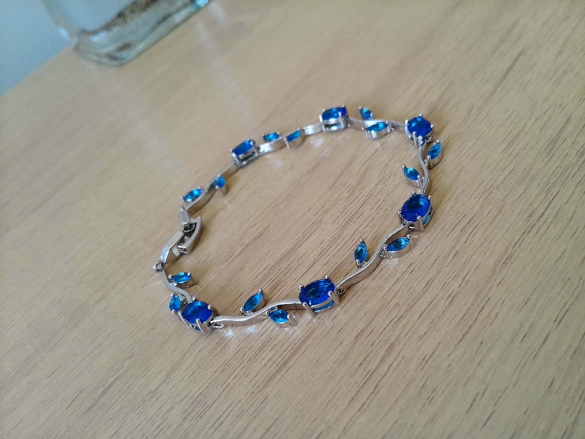 Pulsera de Tulipanes y Pétalos en chapa de Oro 18K 🌸✨