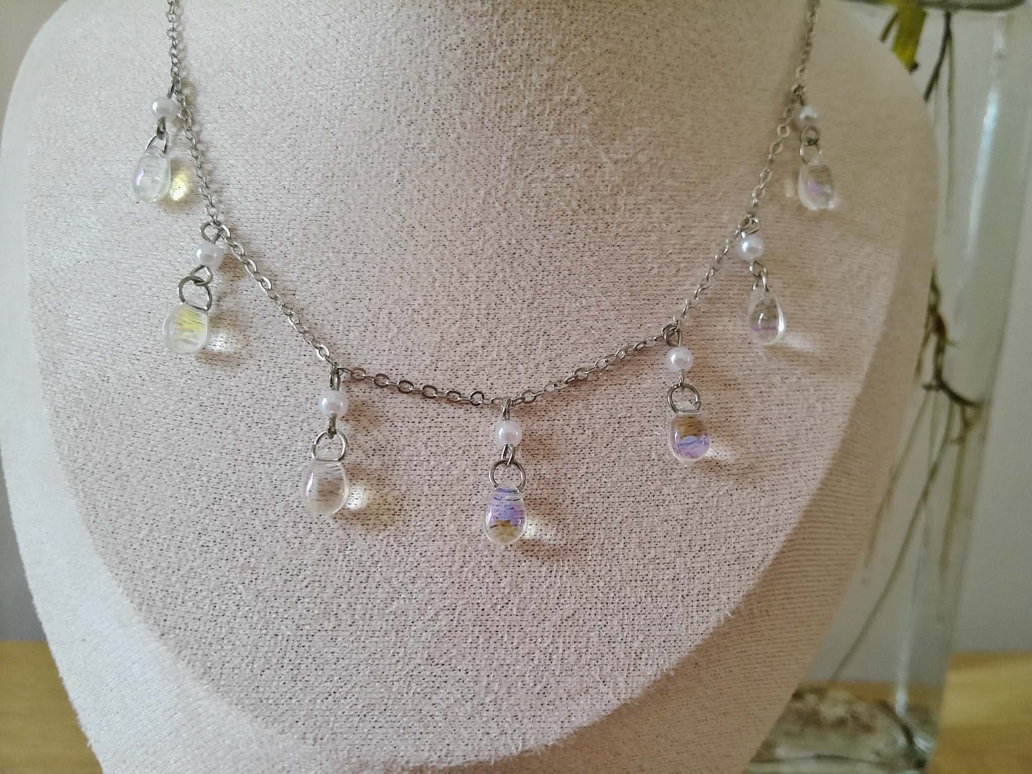 📿 Collar Gotas de Cristal 💧