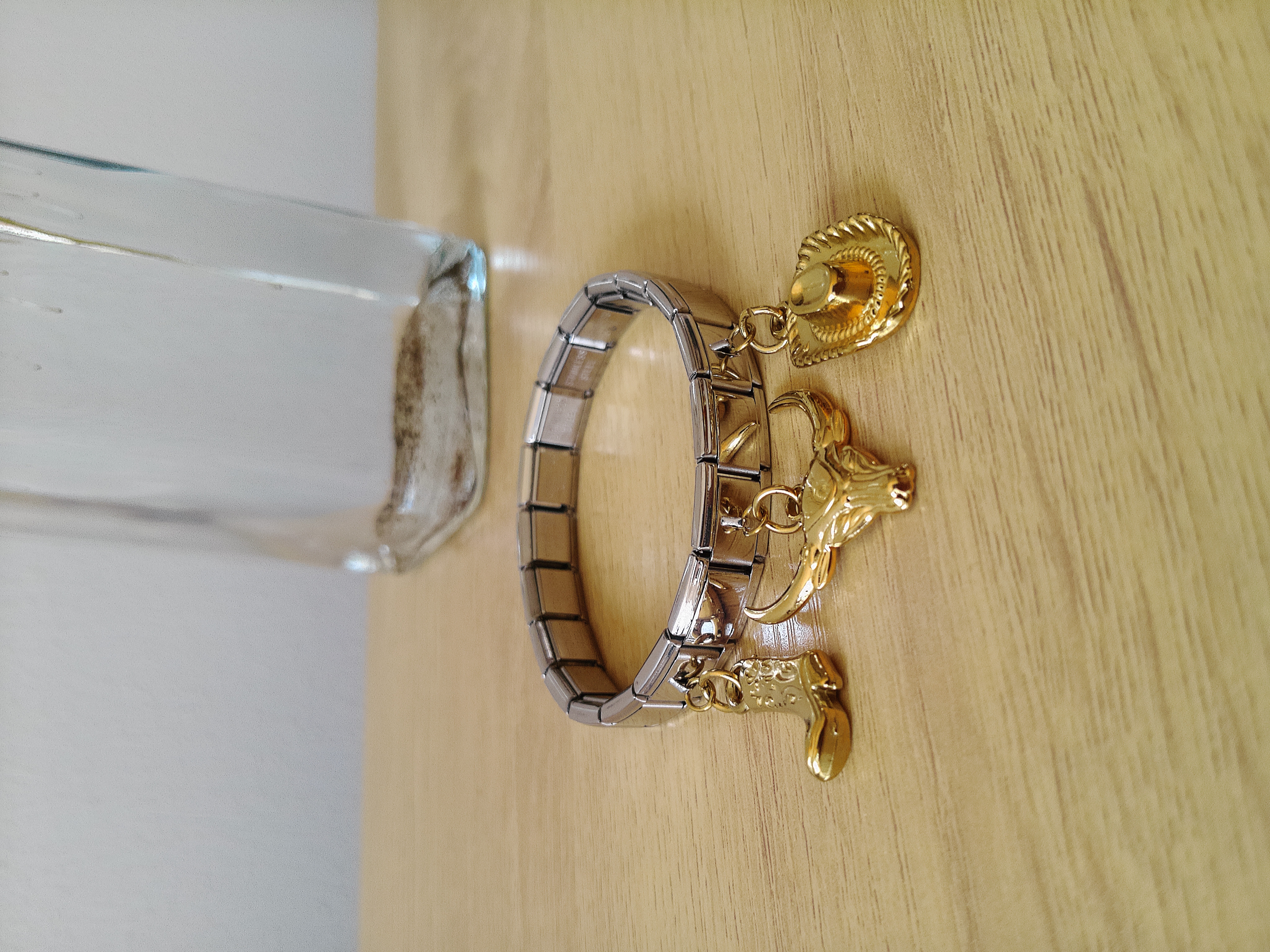 Pulsera Vaquera con Destellos de Oro 18K ✨🌵