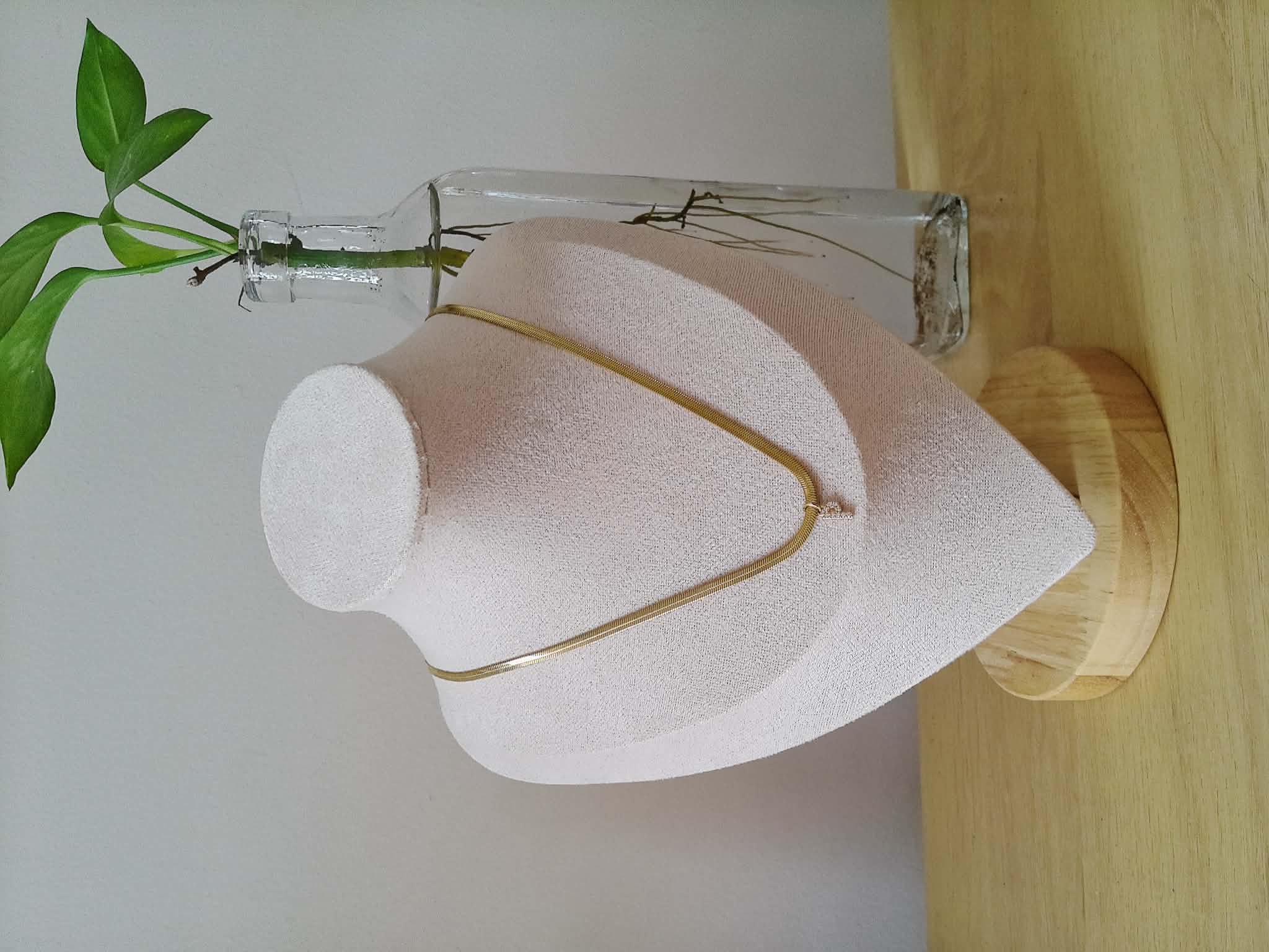 📿 Collar de Cadena Plana con Inicial P 💎