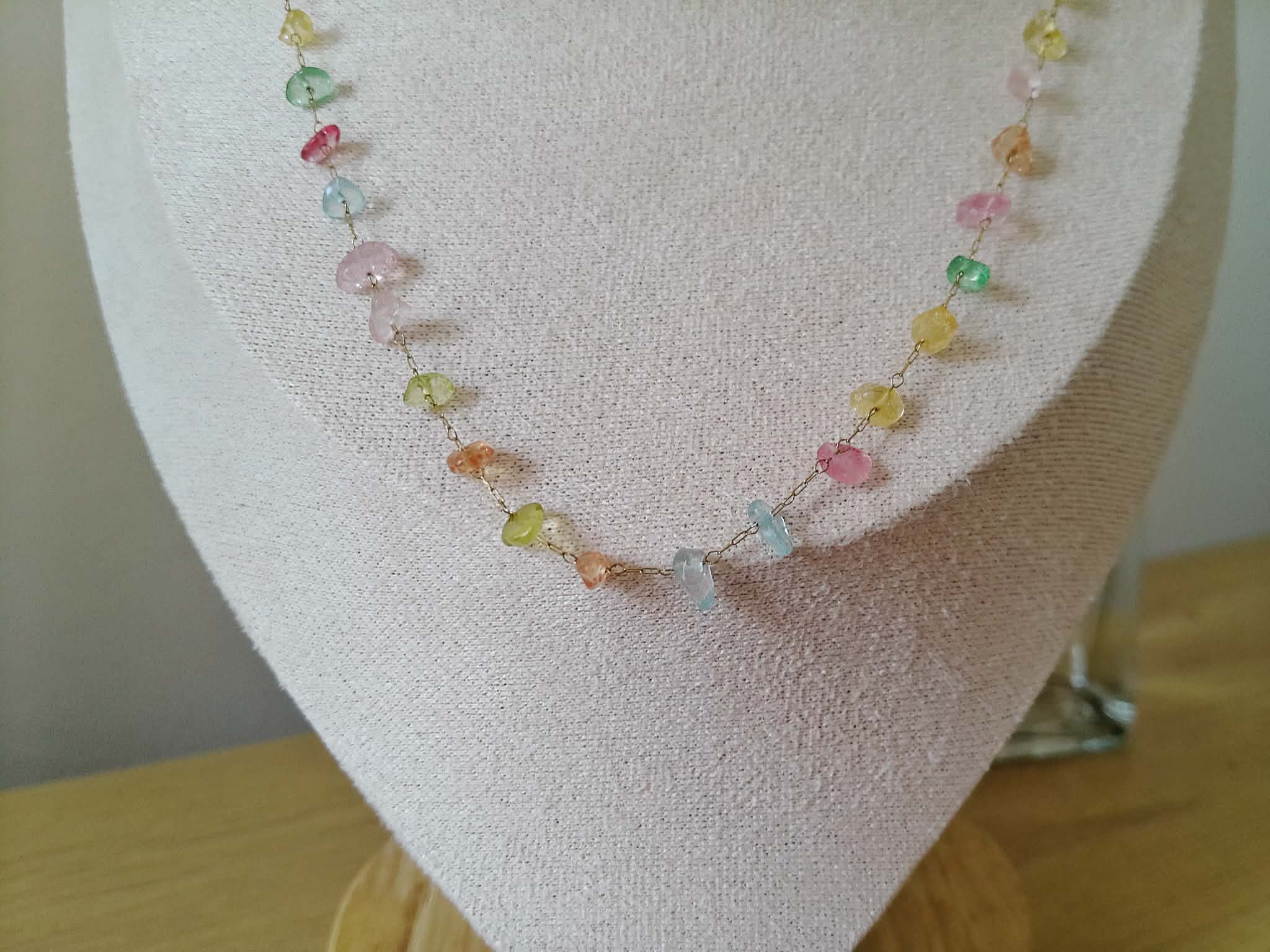 📿 Combo Collar y Pulsera Geométrico Multicolor 🌈