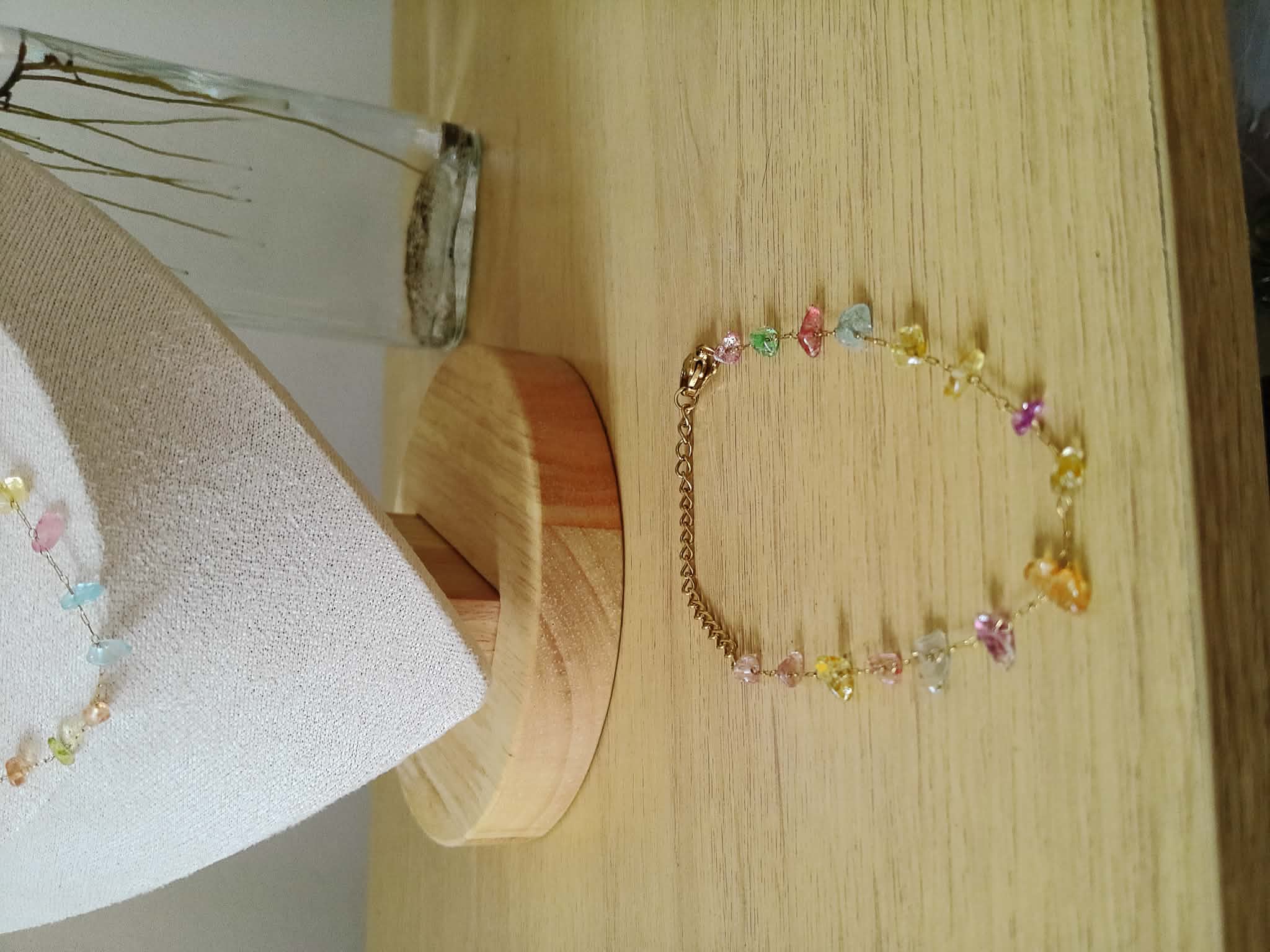 📿 Combo Collar y Pulsera Geométrico Multicolor 🌈