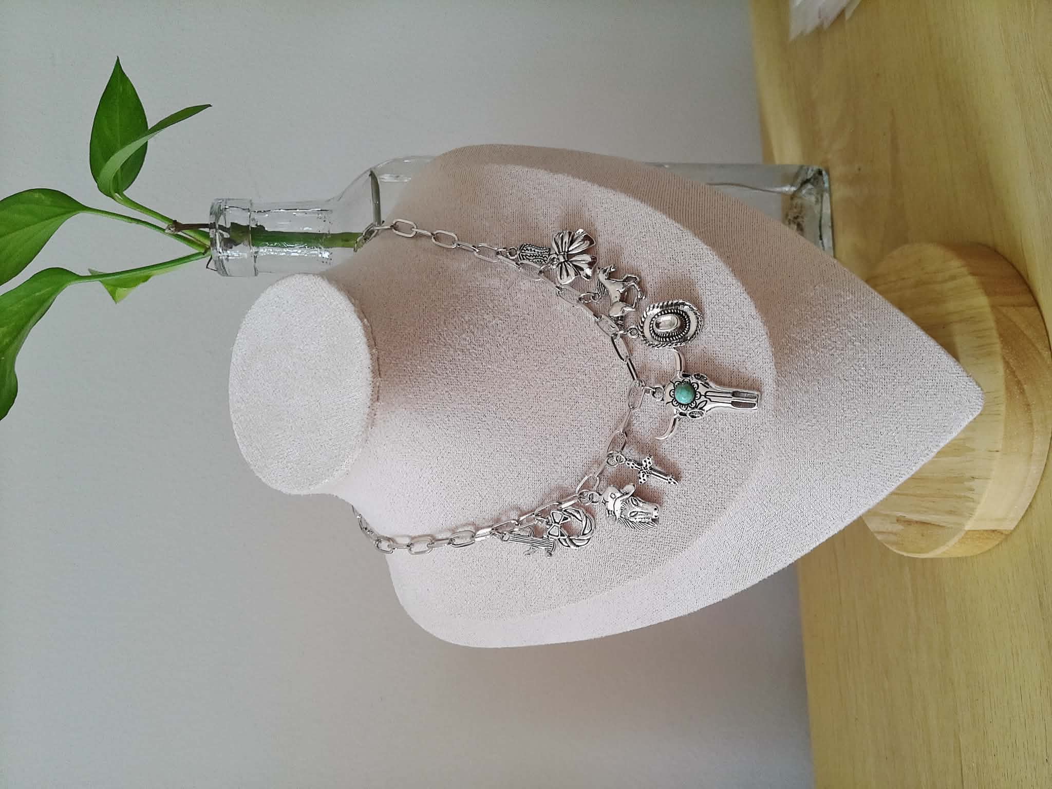 🤠 Collar Vaquero Charm Estrella/ Captus/ Craneo 📿🐎