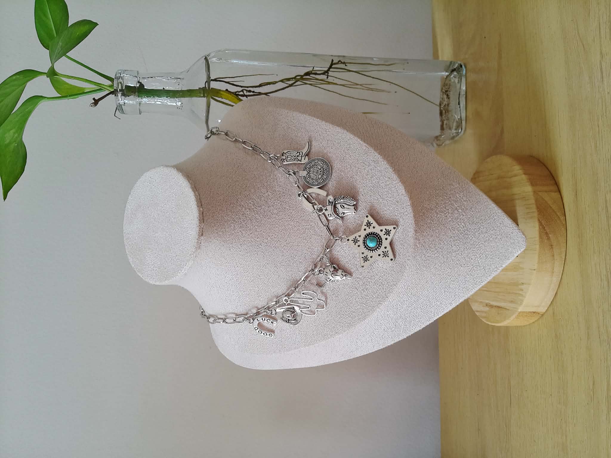 🤠 Collar Vaquero Charm Estrella/ Captus/ Craneo 📿🐎
