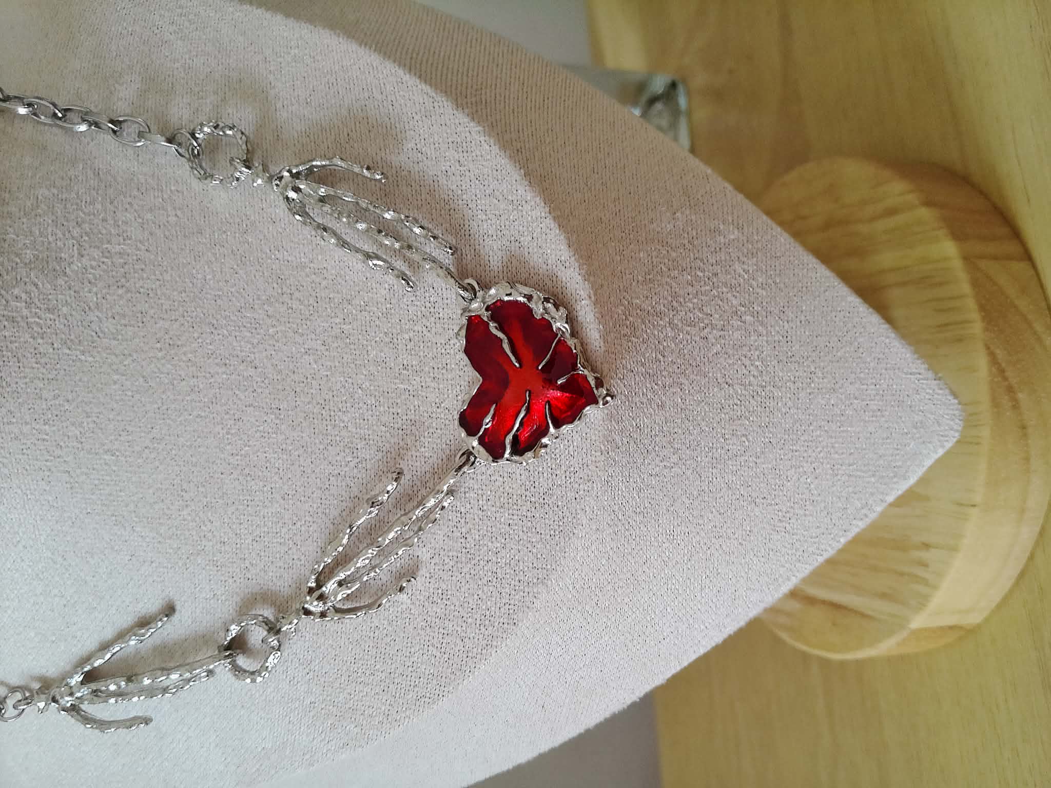 📿 Collar Corazón Gótico 🔗 ❤️