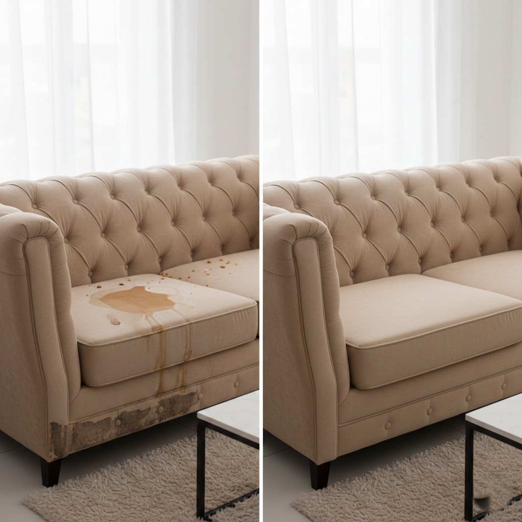 5 Seater Fabric Sofa Deep Cleaning & Sanitizing (Wachable)