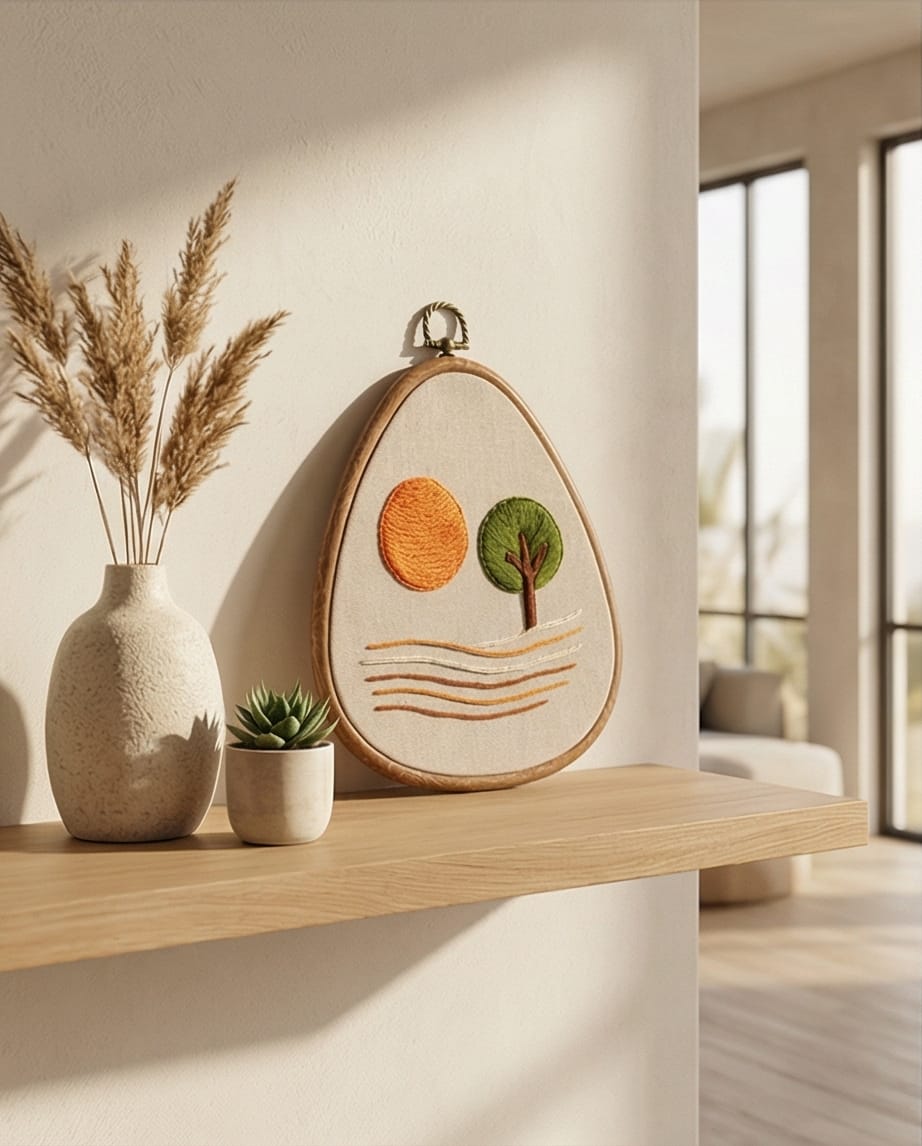 Broderie Décorative Nature