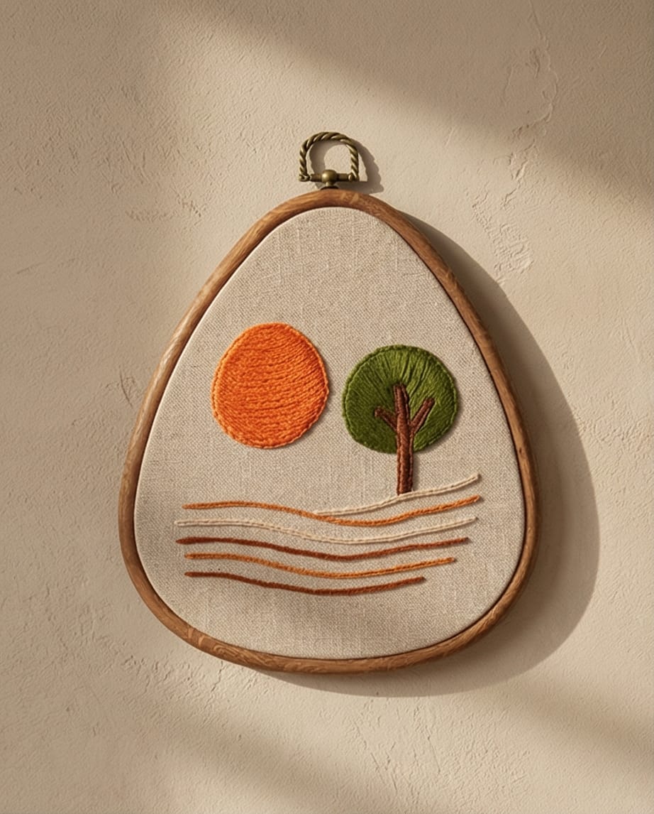 Broderie Décorative Nature