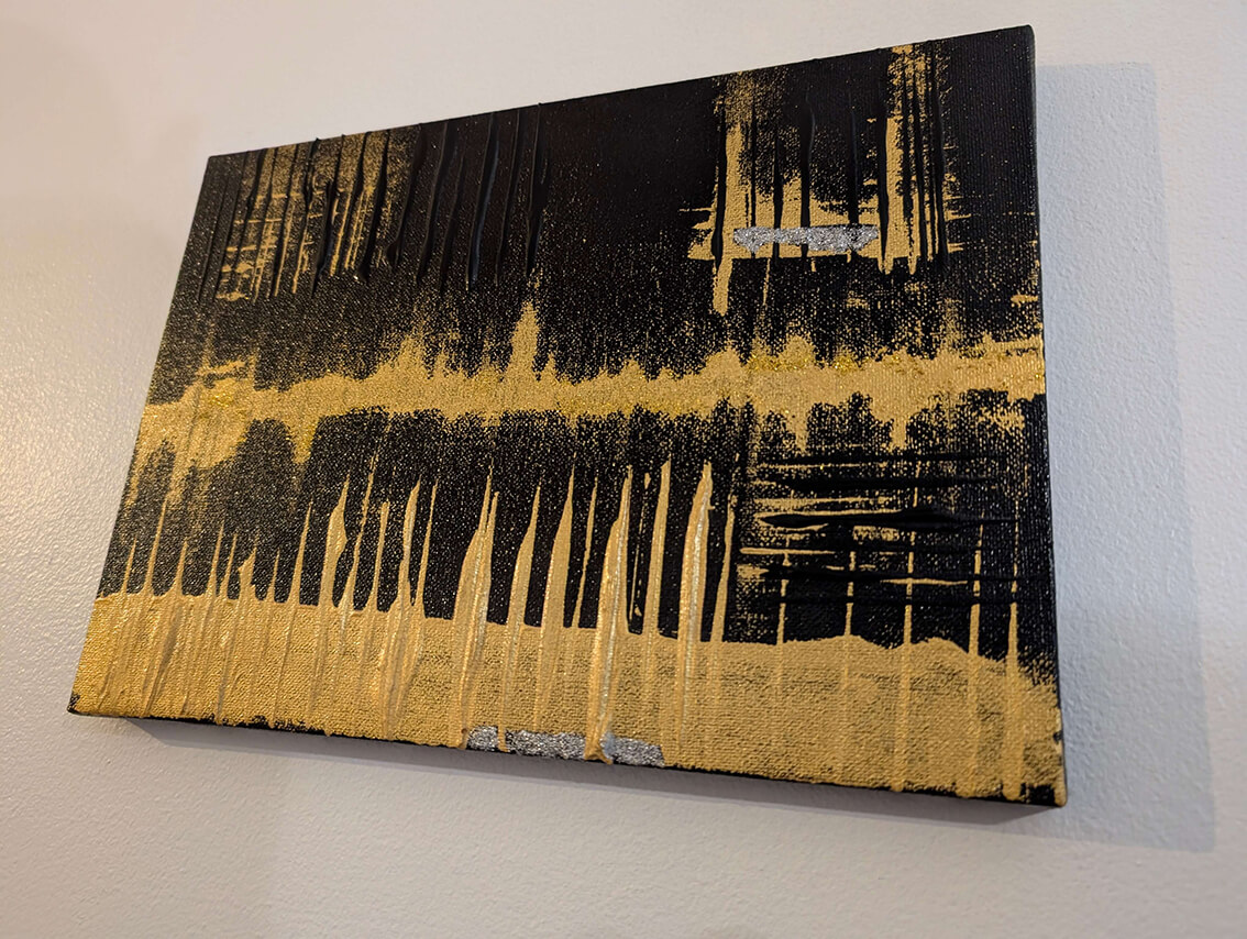 Abstract Textured Acrylic Painting