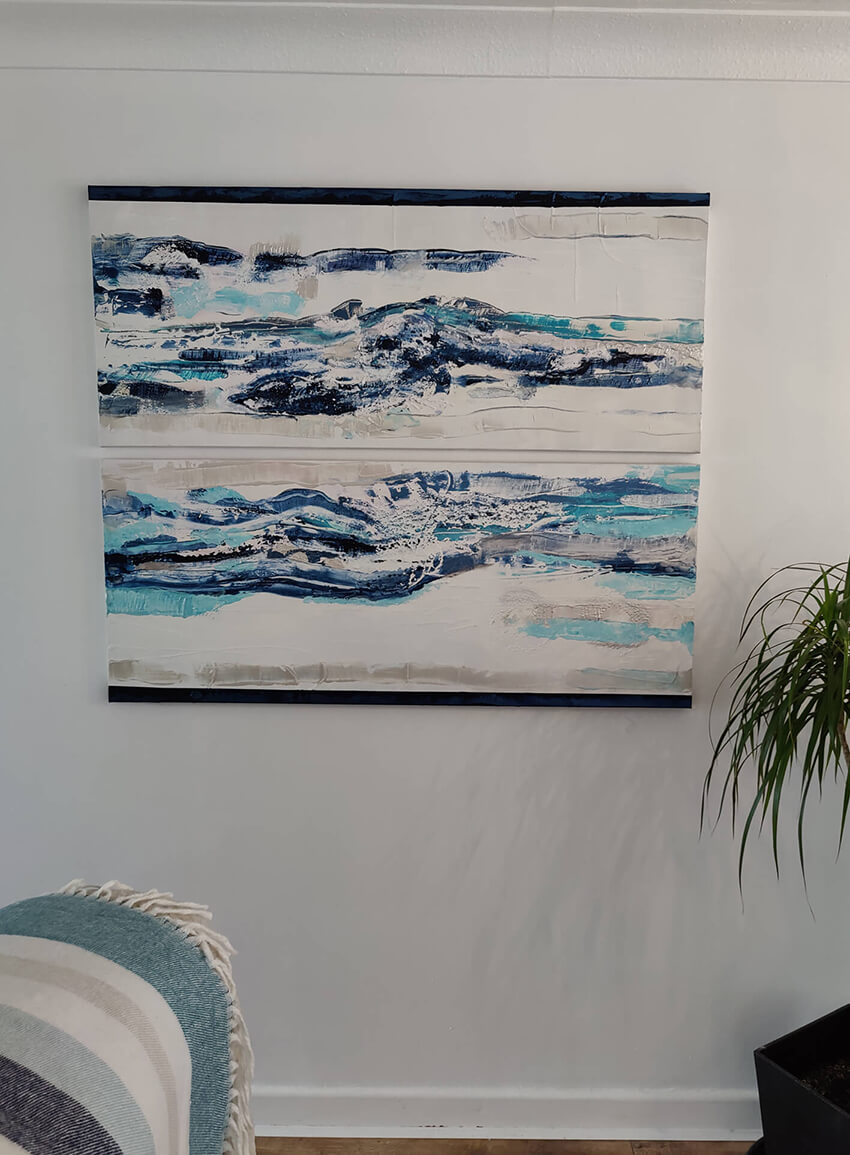 Nautical Boho Abstract Wall Art