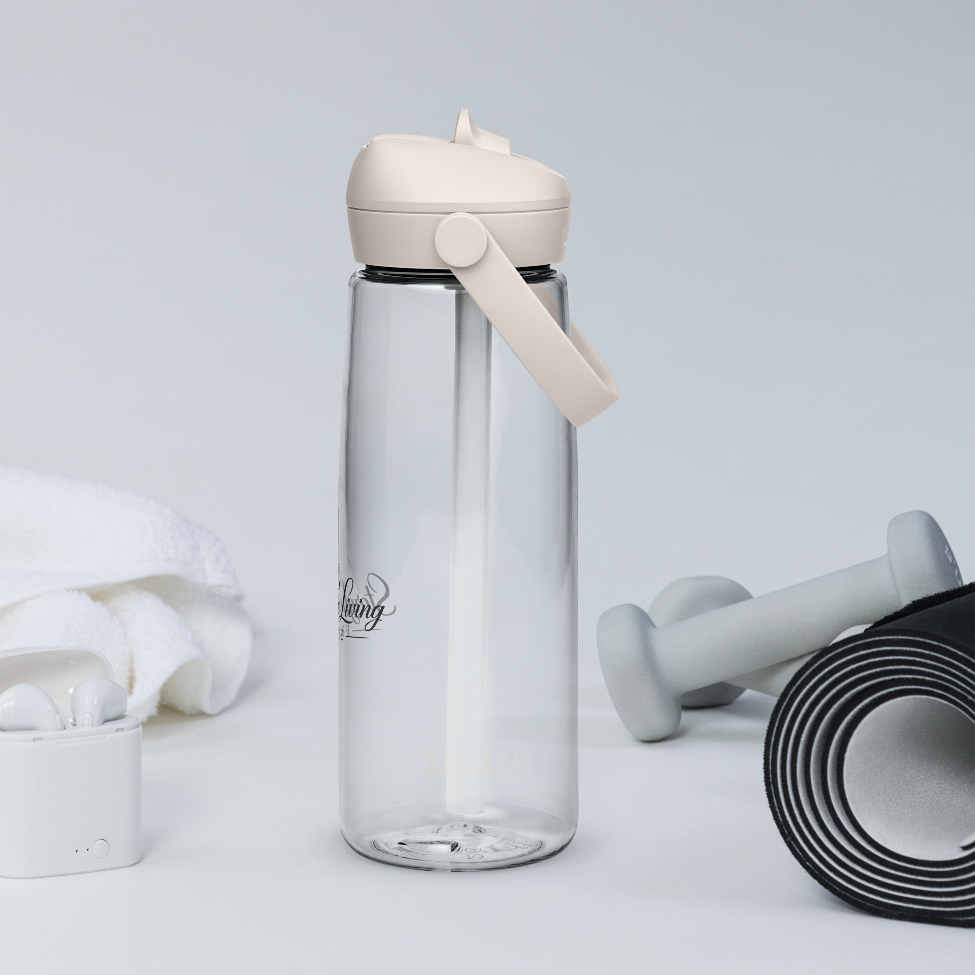 Storybook Living Flip Straw Water Bottle